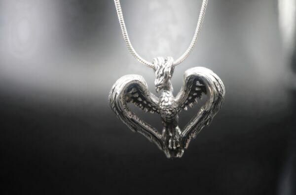 Heart of the Phoenix: A Symbol of Rebirth in 925 Sterling Silver